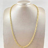 Rope Chain Roll-On 6.55gr / 23.6in / 18K Gold +3$