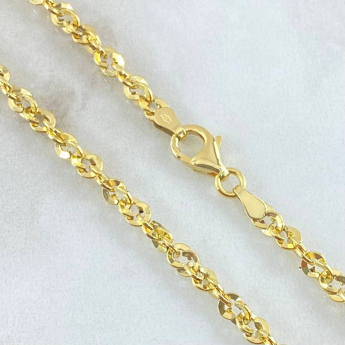Rope Chain Roll-On 6.55gr / 23.6in / 18K Gold +3$