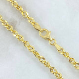 Rope Chain Roll-On 6.55gr / 23.6in / 18K Gold +3$