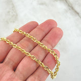Rope Chain Roll-On 6.55gr / 23.6in / 18K Gold +3$