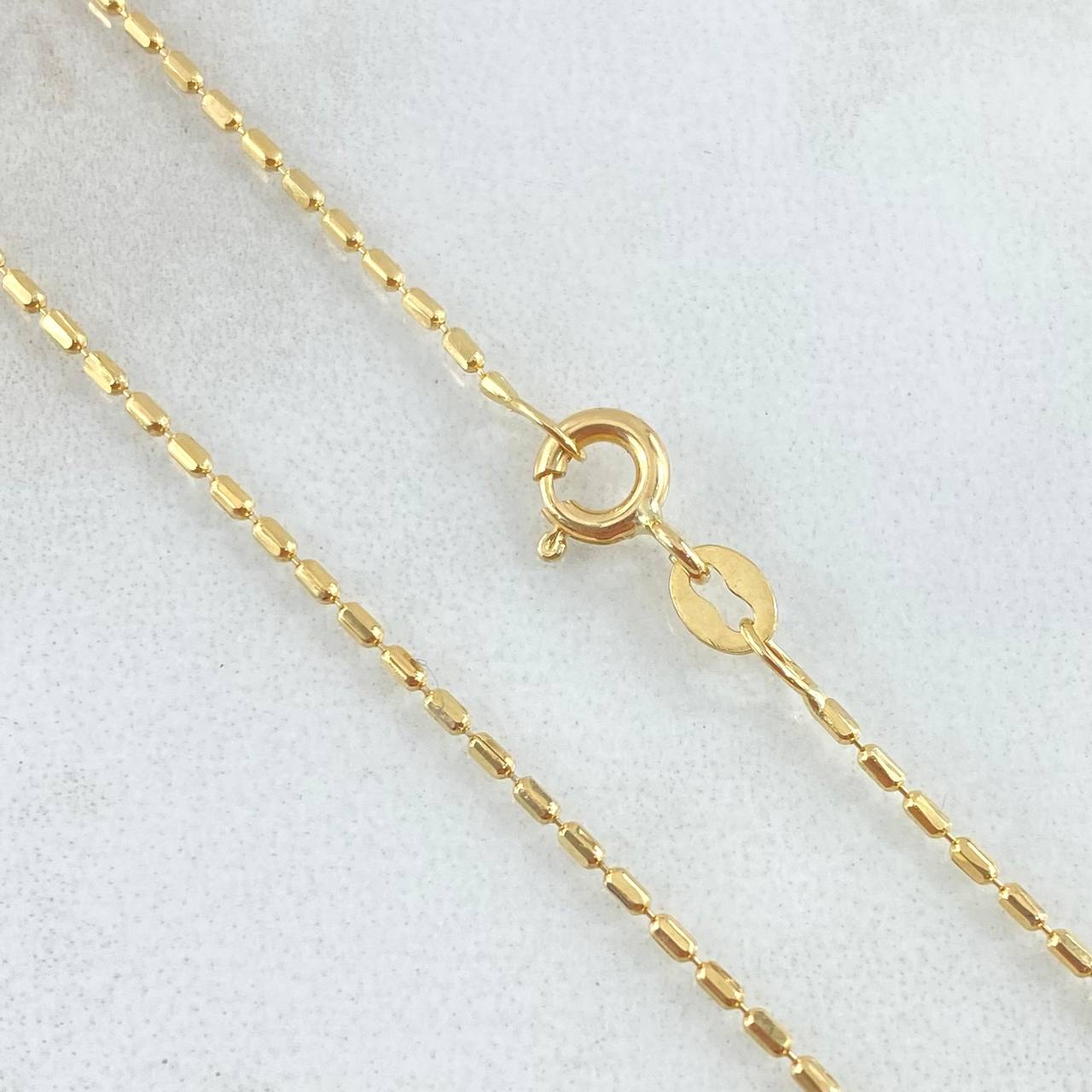 Cadena Morse 2.7gr / 60cm / Oro Amarillo +3 18K ©