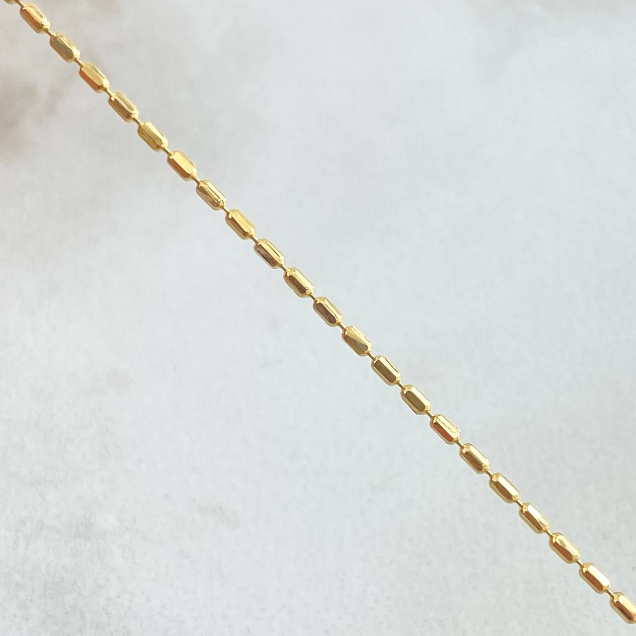 Cadena Morse 2.7gr / 60cm / Oro Amarillo +3 18K ©