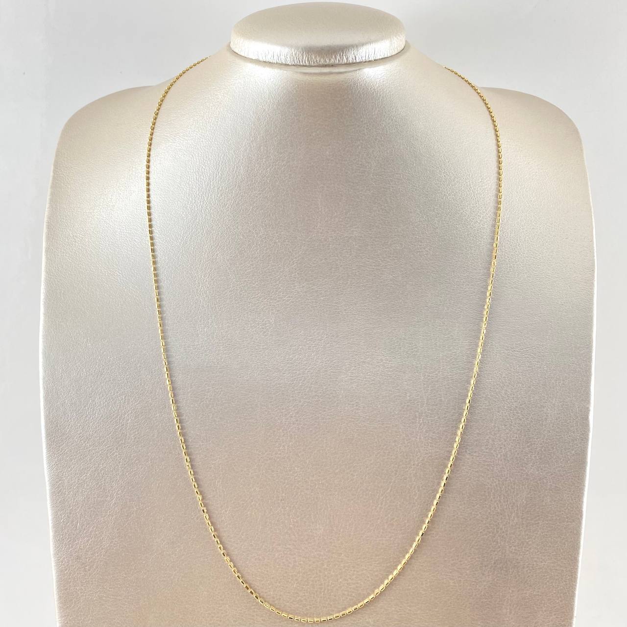 Cadena Morse 2.7gr / 60cm / Oro Amarillo +3 18K ©