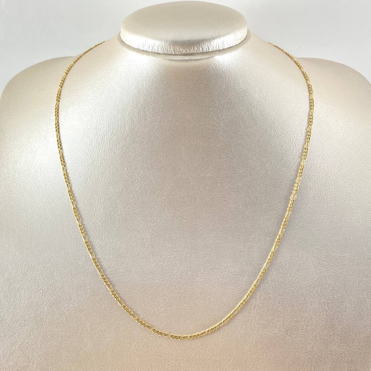 Figaro Chain 1.5gr / 19.7in / 18K Gold +1$