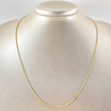 Cadena Cubana 1.3g / 20 in / 1.55mm Oro Amarillo 18K