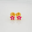 Topos Flor 0.85 g / in / 5.3 mm Oro Amarillo 18K