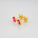 Topos Flor 0.85 g / in / 5.3 mm Oro Amarillo 18K