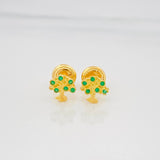 Topos Árbol 0.9 g / in / 6 mm Oro Amarillo 18K