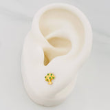Topos Árbol 0.9 g / in / 6 mm Oro Amarillo 18K