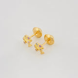 Topos Árbol 0.85 g / in / 6 mm Oro Amarillo 18K