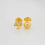 Topos Árbol 0.85 g / in / 6 mm Oro Amarillo 18K