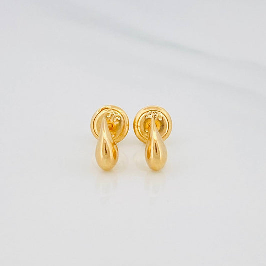Topos Lágrima 0.6 g / in / 3 mm Oro Amarillo 18K