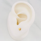 Topos Bola Diamantada 0.4 g / in / 3 mm Oro Amarillo 18K