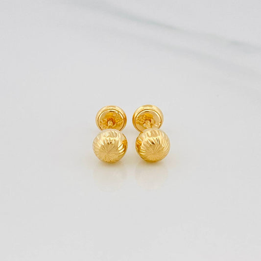 Topos Bola 0.8 g / in / 6 mm Oro Amarillo 18K