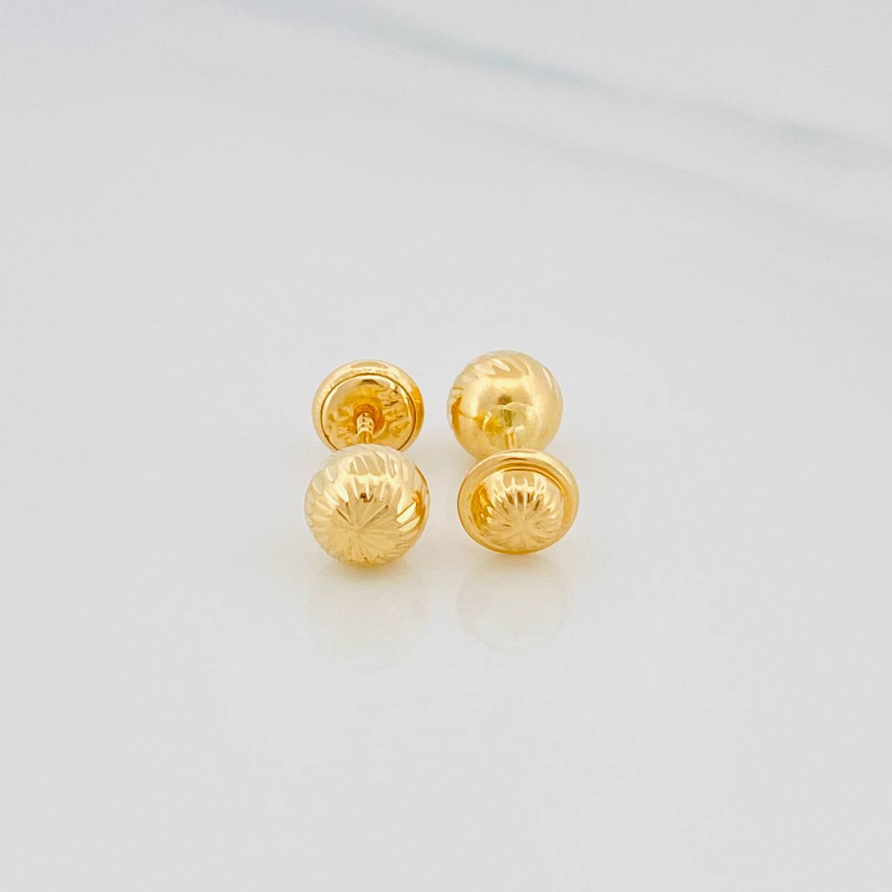 Topos Bola 0.8 g / in / 6 mm Oro Amarillo 18K