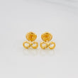 Stud Earrings Infinite 0.8 g / in / 5.8 mm Yellow Gold 18K