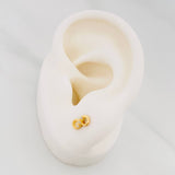 Stud Earrings Infinite 0.8 g / in / 5.8 mm Yellow Gold 18K