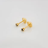 Topos Cuatro Garras 0.5 g / in / 2.3 mm Oro Amarillo 18K