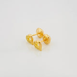 Topos Silueta Corazón 0.85 g / in / 5.8 mm Oro Amarillo 18K