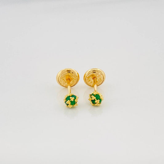 Topos Bola Dorada 0.75 g / in / 3.5 mm Oro Amarillo 18K
