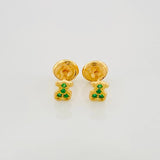 Stud Earrings Bear Ts 0.65 g / in / 4.69 mm Yellow Gold 18K