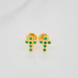 Topos Cruz Tupida 0.85 g / in / 6 mm Oro Amarillo 18K
