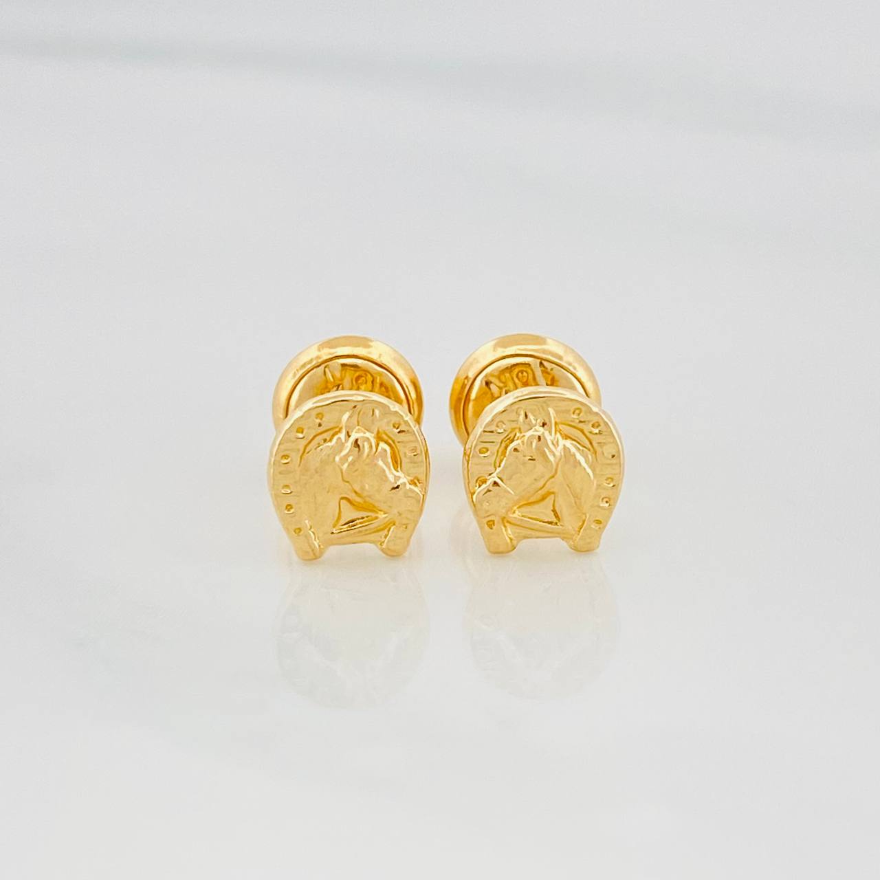 Topos Herradura Caballo 0.7 g / in / 5.8 mm Oro Amarillo 18K