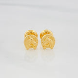 Topos Herradura Caballo 0.7 g / in / 5.8 mm Oro Amarillo 18K