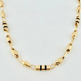 Cadena Rustica Templaria 3x1 12.75gr / 24 1/2 in / 4mm Oro Amarillo 18K