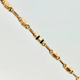 Cadena Rustica Templaria 3x1 12.75gr / 24 1/2 in / 4mm Oro Amarillo 18K