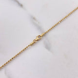 Military Chain 5.4gr / 60cm / 1mm Diamond Cut Yellow Gold +3 18K &