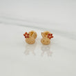 Topos Conejo 0.85gr / 6.8mm Oro Amarillo 18K %