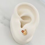 Topos Conejo 0.85gr / 6.8mm Oro Amarillo 18K %