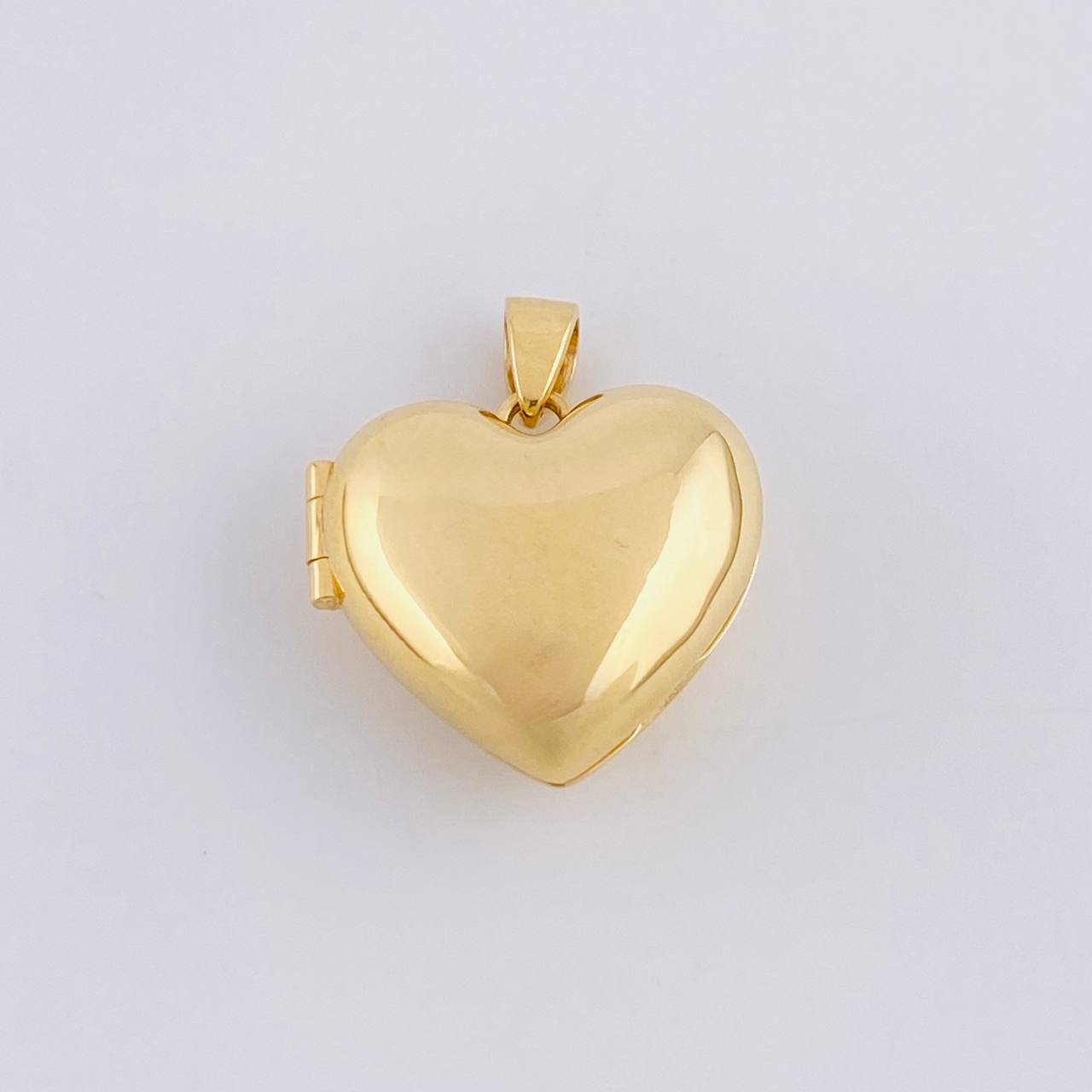 Dije Relicario Corazón 2.65g / 3/4 in Oro Amarillo 18K