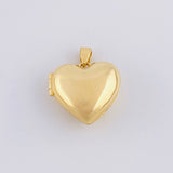 Dije Relicario Corazón 2.65g / 3/4 in Oro Amarillo 18K