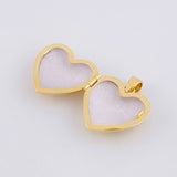 Dije Relicario Corazón 2.65g / 3/4 in Oro Amarillo 18K