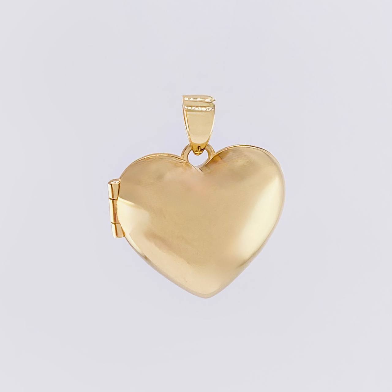Dije Relicario Corazón 2.65g / 3/4 in Oro Amarillo 18K