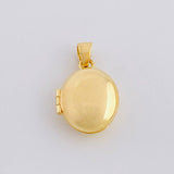 Dije Relicario Ovalo 2.15g / 3/4 in Oro Amarillo 18K
