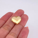 Dije Relicario Corazón 2.65g / 3/4 in Oro Amarillo 18K