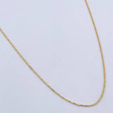 Singapore Chain 1gr / 45cm / +3 18K Gold &