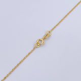 Singapore Chain 1.05gr / 50cm (19.7in) / +3 18K Gold $
