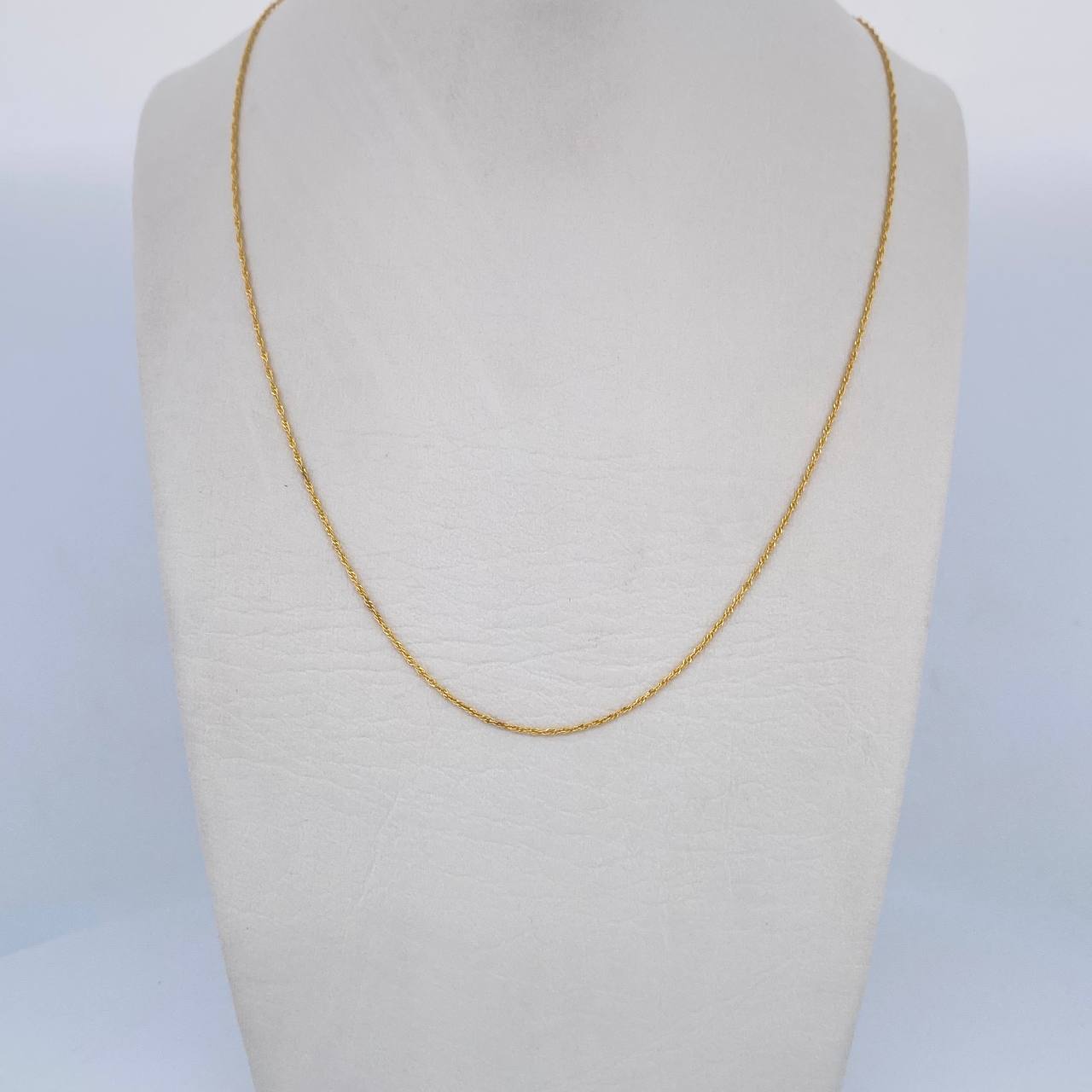 Singapore Chain 1.1gr / 50cm (19.7in) / +3 18K Gold $