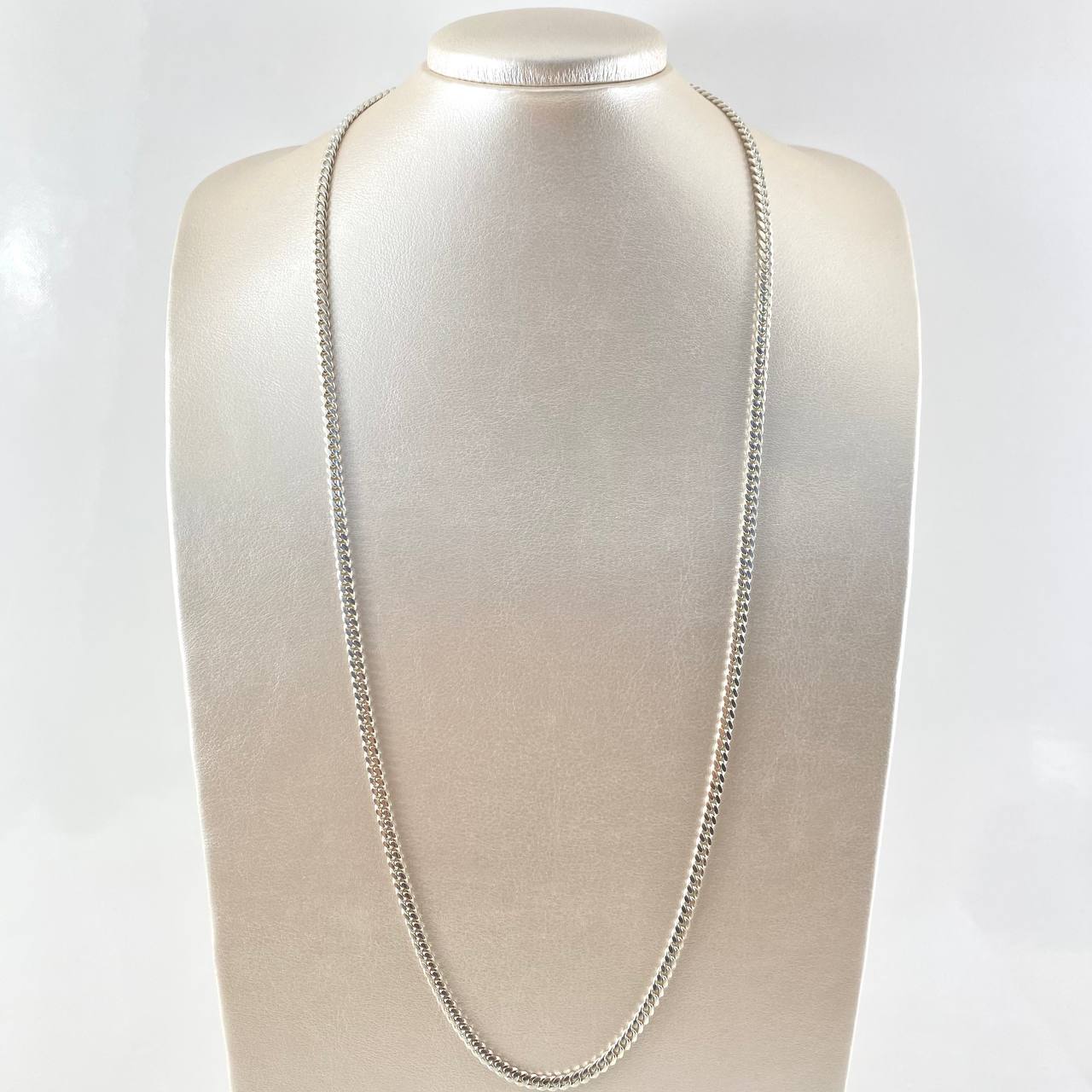 Cuban Links 33.3gr / 70cm / 4.2mm 925 Silver Jewelry *