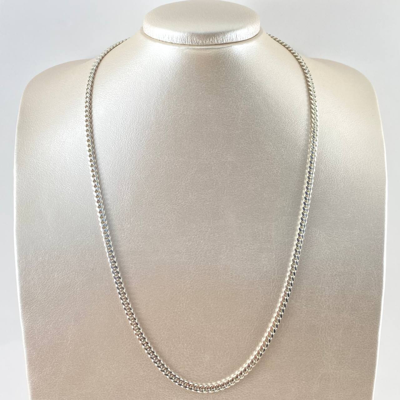 Cadena Cubana 25.25gr / 60cm / 4.2mm Joya Plata 925