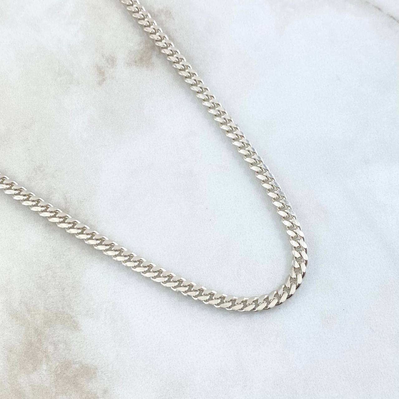 Cuban Links 33.3gr / 70cm / 4.2mm 925 Silver Jewelry *