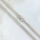 Cuban Links 25.4gr / 60cm / 4.2mm 925 Silver Jewelry *