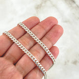 Cadena Cubana 25.25gr / 60cm / 4.2mm Joya Plata 925