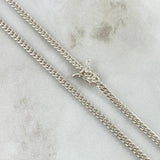 Cadena Cubana 13.95gr / 70cm / 2.7mm Joya Plata 925