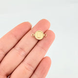 Herraje Letra U Doble Textura 0.6g / 3/4 in Oro Amarillo 18K