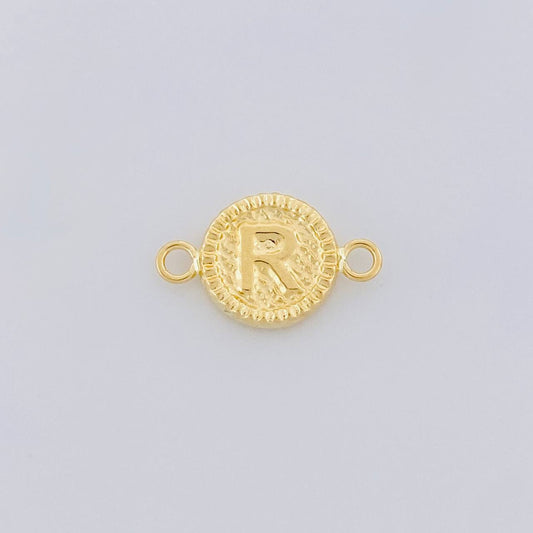 Herraje Letra X Marco Bordeado 0.55g / 3/4 in Oro Amarillo 18K